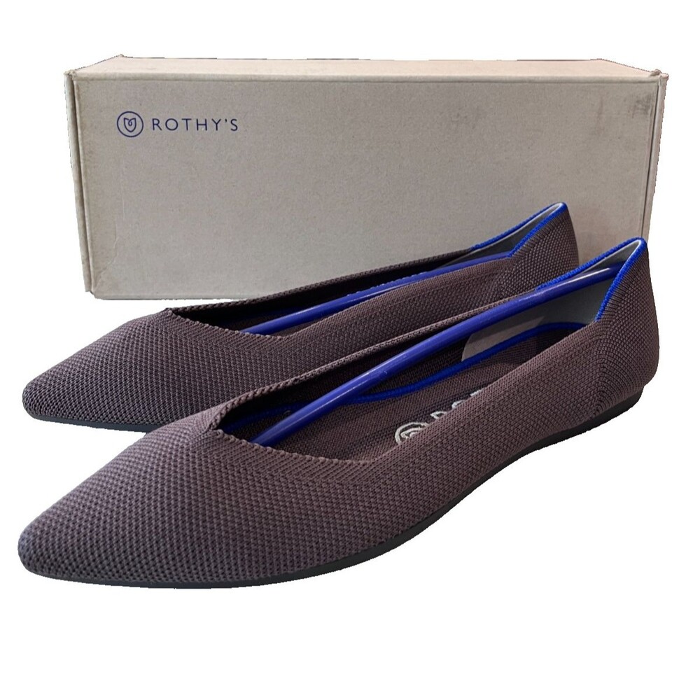 Rothy's The Point NEW Mink Dusty Purple Flats Womens RETIRED Size 8 New With Box